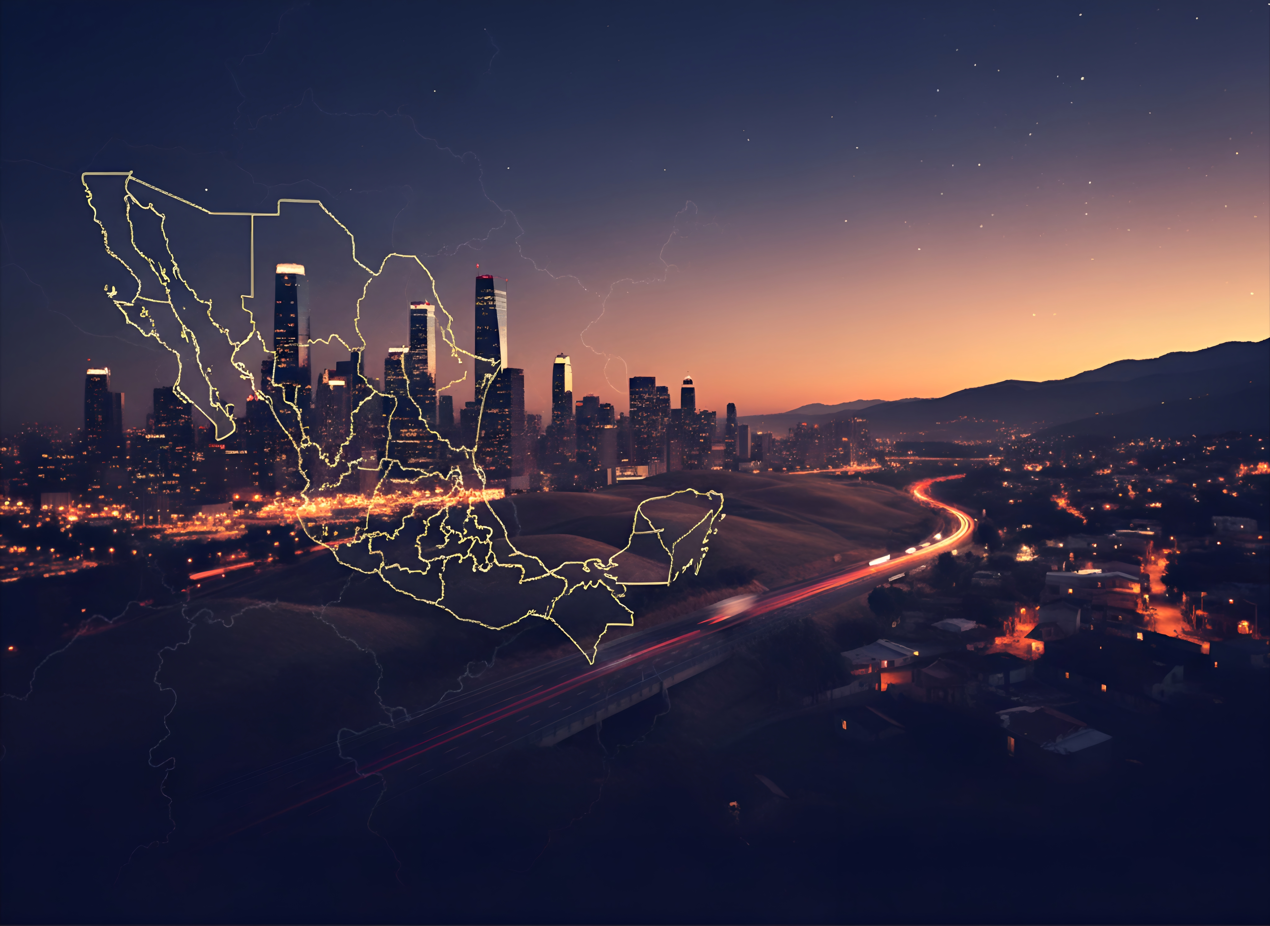 Mapa logístico de México