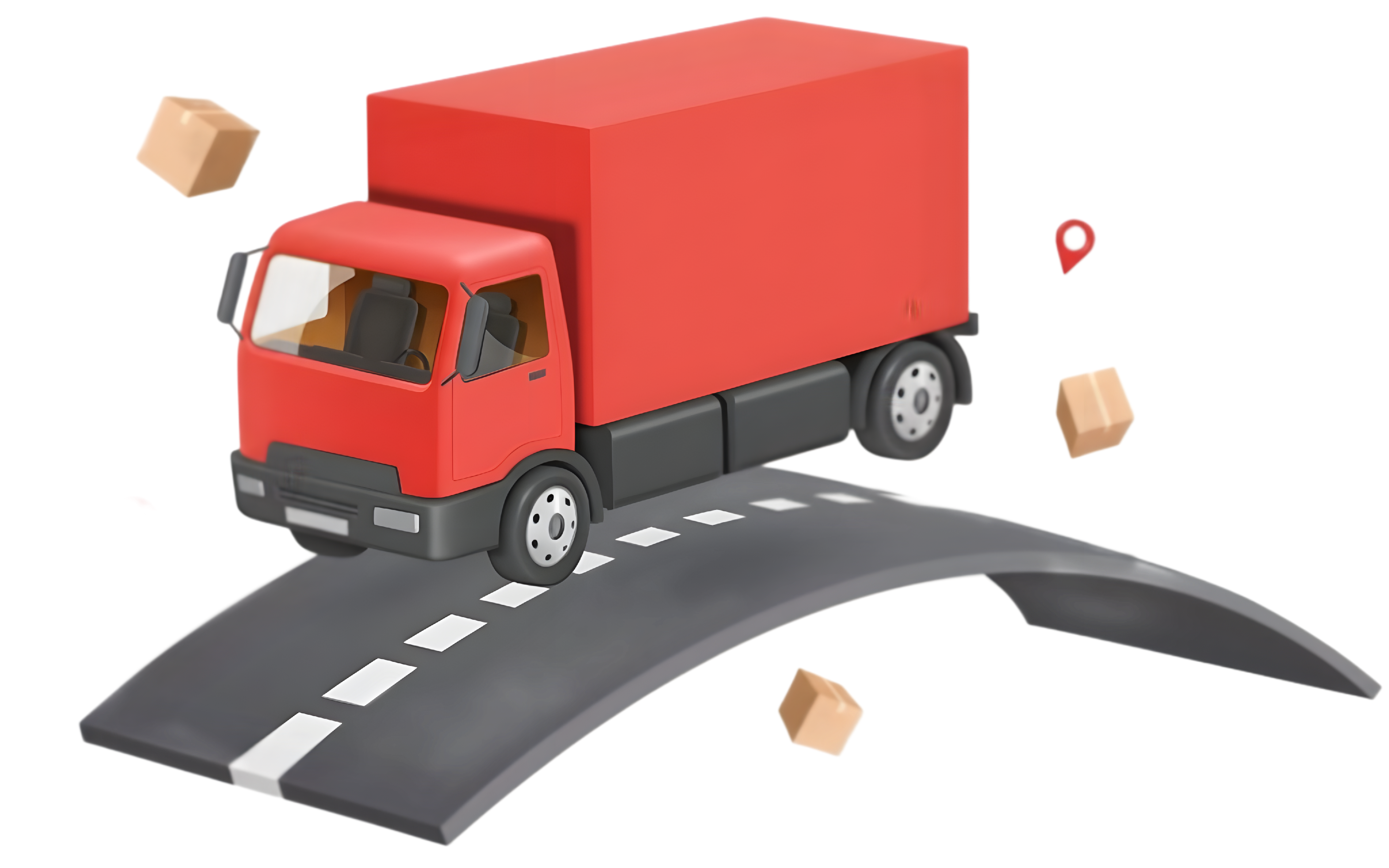 Imagen de camión en sección de estadísticas